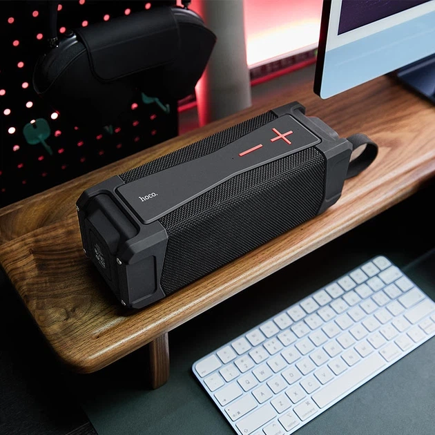 Портативная колонка Hoco HC6 Magic Sports BT Speaker 10W*2 IPX6 Black - Фото 4 Портативная колонка Hoco HC6 Magic Sports BT Speaker 10W*2 IPX6 Black - изображение 4