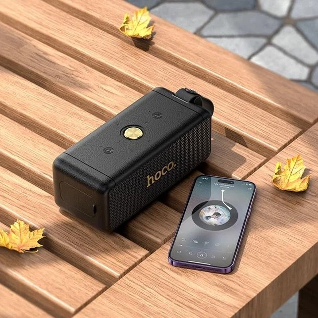 Портативная колонка Hoco HT1 Max Marquis Sports BT Speaker 20W*2 Black - изображение 4