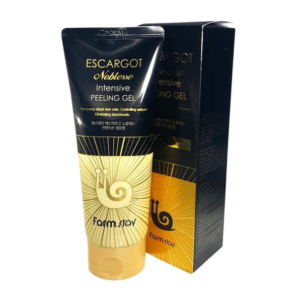 Обновляющий пилинг-скатка с муцином улитки FarmStay Escargot Noblesse Intensive Peeling Gel 180 мл - изображение 2