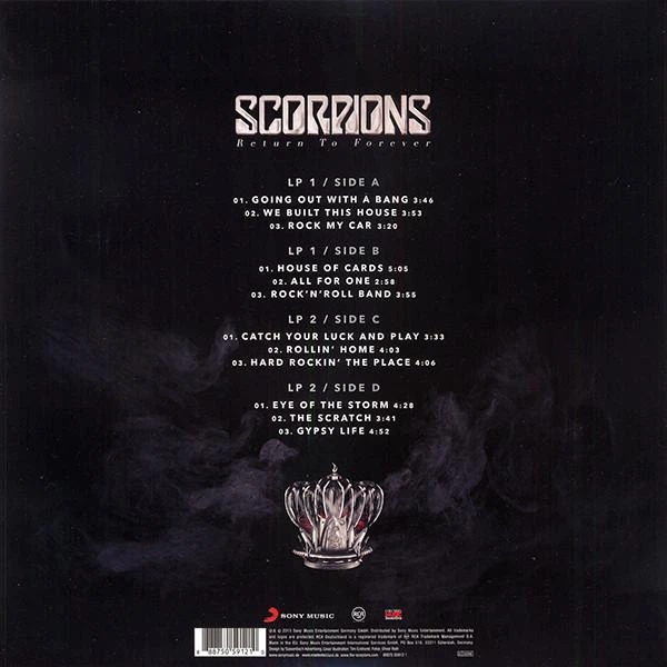 SCORPIONS – Return To Forever (2LP) - Фото 2 SCORPIONS – Return To Forever (2LP) - изображение 2