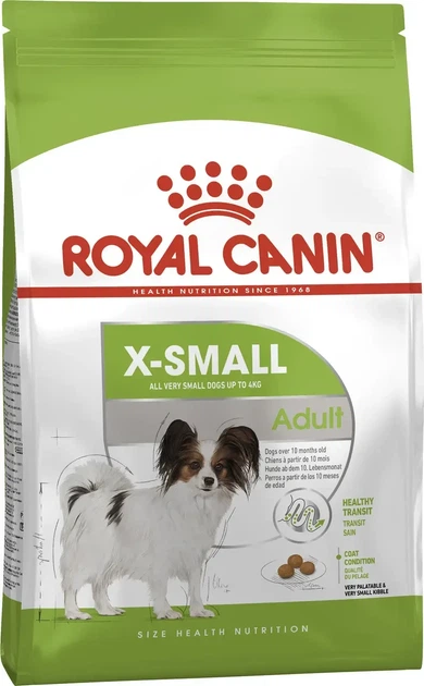 Корм для дорослих собак Royal Canin X-Small Adult 3 кг - Фото 1 Корм для дорослих собак Royal Canin X-Small Adult 3 кг - зображення 1