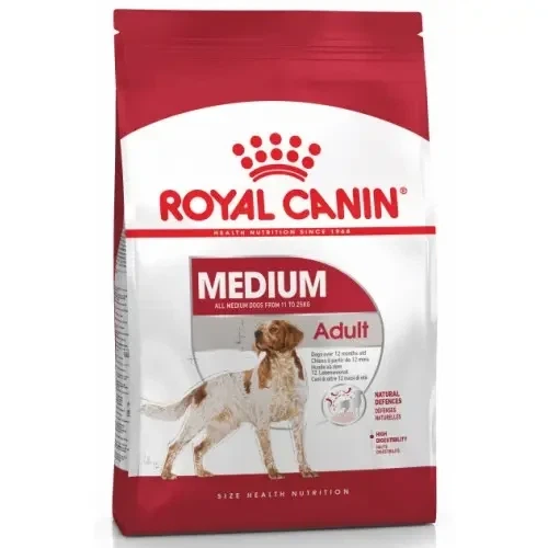 Сухий корм Royal Canin Medium Adult для собак середніх порід 4 кг - Фото 1 Сухий корм Royal Canin Medium Adult для собак середніх порід 4 кг - изображение 1