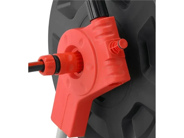 Шланг поливочный YATO YT-90121 1/2" 30 м на катушке с распылителем и тележкой - изображение 6