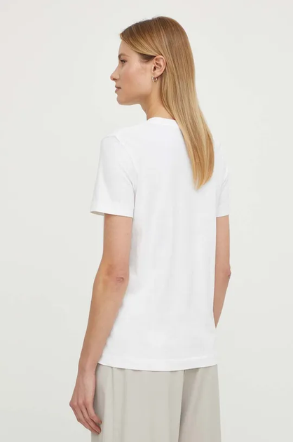 Футболка женская Calvin Klein хлопковая белая S 4255 - Фото 2 Футболка женская Calvin Klein хлопковая белая S 4255 - изображение 2