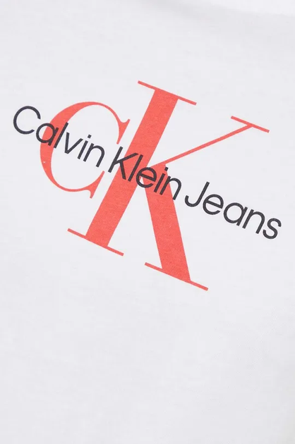 Футболка женская Calvin Klein хлопковая белая S 4255 - Фото 4 Футболка женская Calvin Klein хлопковая белая S 4255 - изображение 4