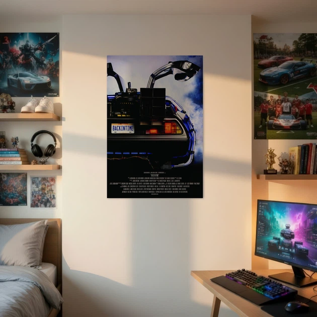 Постер Назад во времени (о фильме "Назад в будущее"), Back in Time (2015), A3 42×28 см (id5716) - изображение 2