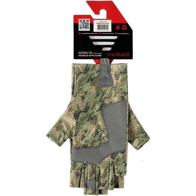 Рукавички Favorite Solar Fishing Gloves 5 Cut S/M к:khaki - Фото 6 Рукавички Favorite Solar Fishing Gloves 5 Cut S/M к:khaki - зображення 6