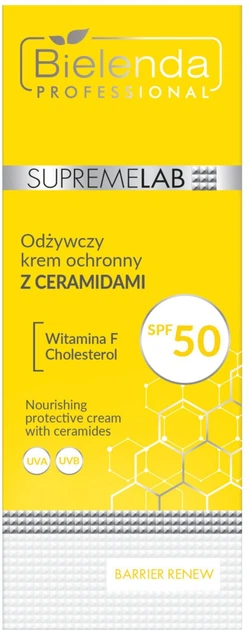 Krem do twarzy Bielenda SupremeLab Barrier Renew SPF 50 odżywczy 40 ml (5902169865900) - obraz 2