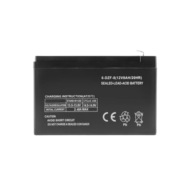 Свинцово-кислотный аккумулятор для опрыскивателя (12 V) SPR-1 Procraft 12В 8АГ (12V_8Ah_Pr) - Фото 2 Свинцово-кислотный аккумулятор для опрыскивателя (12 V) SPR-1 Procraft 12В 8АГ (12V_8Ah_Pr) - изображение 2