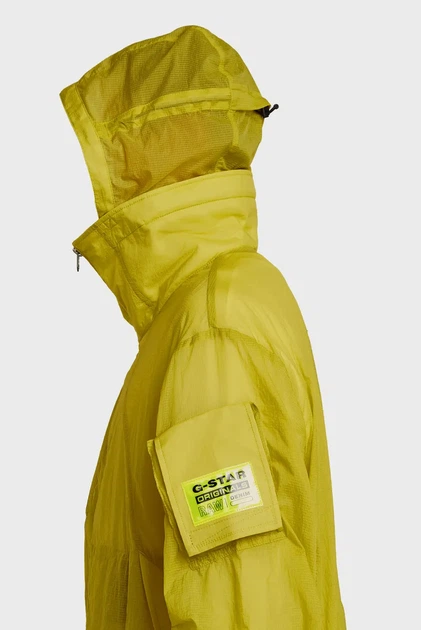 Чоловічий салатовий анорак Lightweight packable G-Star RAW S D26185,C643 - Фото 4 Чоловічий салатовий анорак Lightweight packable G-Star RAW S D26185,C643 - зображення 4