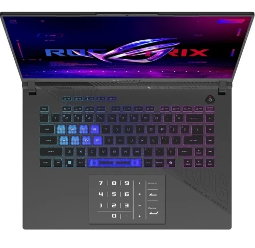 Ноутбук 16" Asus ROG Strix G16 G614FM-WS94 Gray, AMD Ryzen 9 9955HX, 16GB, 1TB, Win11H - Фото 3 Ноутбук 16" Asus ROG Strix G16 G614FM-WS94 Gray, AMD Ryzen 9 9955HX, 16GB, 1TB, Win11H - зображення 3