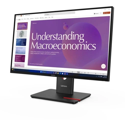Монітор 23.8" Lenovo ThinkVision T24D-40, Black (64B9GAT1UA) - зображення 3