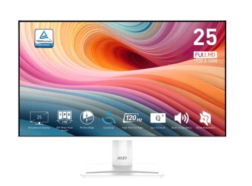 Монитор 24.5" MSI PRO MP251W E2, White - Фото 1 Монитор 24.5" MSI PRO MP251W E2, White - изображение 1