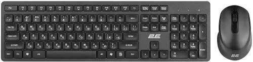 Комплект бездротовий 2E MK420, Black, USB, до 10 м, 1600 dpi, 1xAA/1xAAA (2E-MK420WB_UA) - Фото 1 Комплект бездротовий 2E MK420, Black, USB, до 10 м, 1600 dpi, 1xAA/1xAAA (2E-MK420WB_UA) - изображение 1