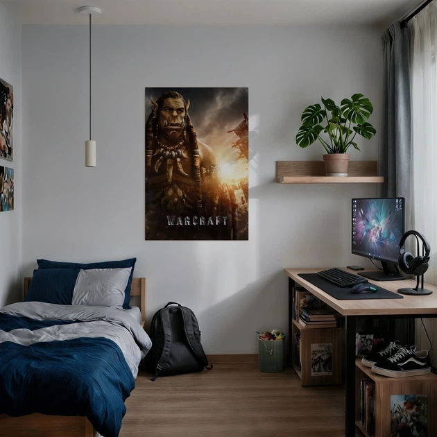 Постер Варкрафт: Начало, Warcraft: The Beginning (2016), A3 42×28 см (id1066) - изображение 2