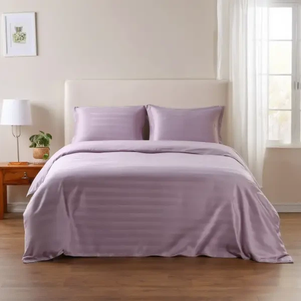 Комплект постільної білизни COLORFUL HOME двоспальний лавандовий - Фото 4 Комплект постільної білизни COLORFUL HOME двоспальний лавандовий - изображение 4