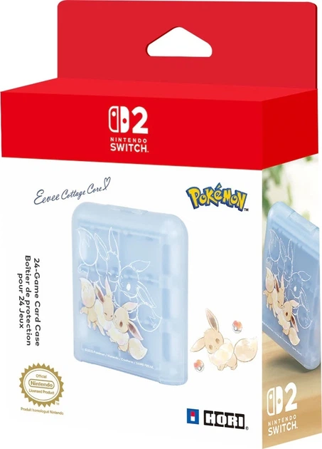 Кейс для картриджів Hori Nintendo 24-Game Card Case Eevee Cottage Core (NSX-084E) - Фото 2 Кейс для картриджів Hori Nintendo 24-Game Card Case Eevee Cottage Core (NSX-084E) - зображення 2