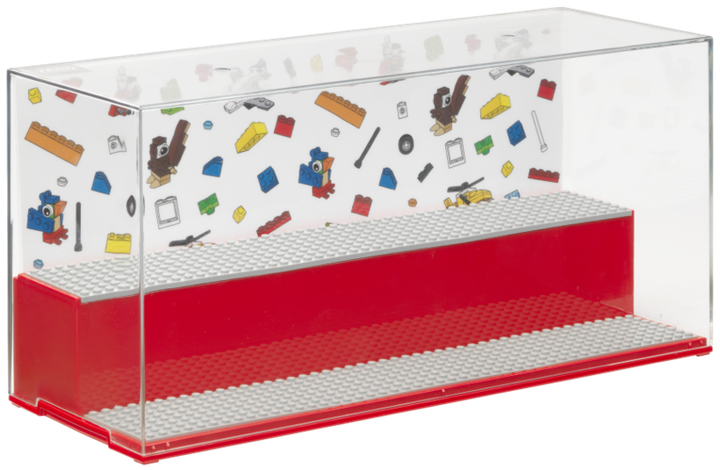 Gablotka LEGO dwupoziomowa Czerwona (40700001) (5711938030759) - Zdjęcie 1 Gablotka LEGO dwupoziomowa Czerwona (40700001) (5711938030759) - obraz 1