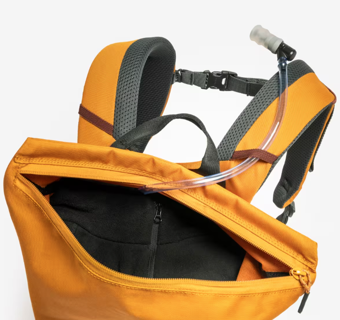 Туристичний Рюкзак QUECHUA Escape 500 16+4 л Сумісні з Питною Системою Помаранчевий - зображення 10