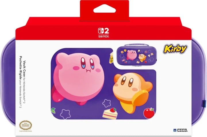 Чохол Hori Vault Case для Nintendo Switch 2 Kirby and Waddle Dee (NSX-056E) - Фото 2 Чохол Hori Vault Case для Nintendo Switch 2 Kirby and Waddle Dee (NSX-056E) - зображення 2