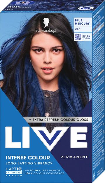 Фарба для волосся Schwarzkopf Live Urban Metallics U67 Blue