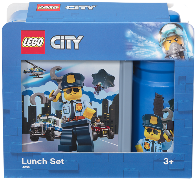 Набір для ланчу LEGO City Police Синій (40581735) (5711938033835) - Фото 1 Набір для ланчу LEGO City Police Синій (40581735) (5711938033835) - зображення 1