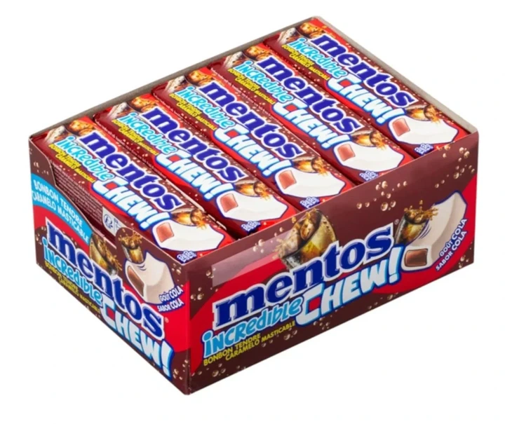 Жевательная резинка Mentos Incredible Chew Cola со вкусом колы 45 г - изображение 3