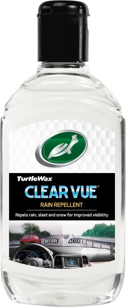 Антидощ для скла Turtle Wax ClearVue Rain Repellent 300 мл – гідрофобне покриття для авто скла та фар - зображення 3