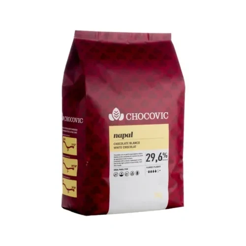Білий шоколад Chocovic Napal 29.6% 1 кг ваговка - зображення 3