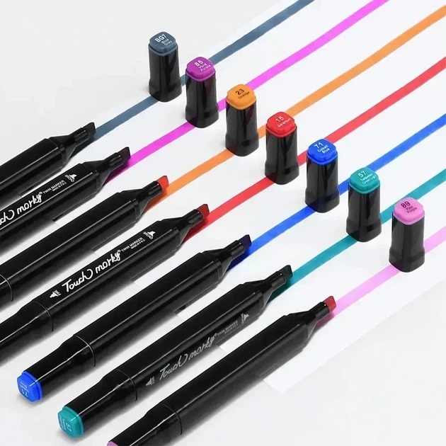 Набор маркеров 80 цветов для рисования SKETCHMARKER двухсторонние - изображение 2