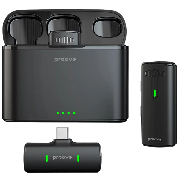 Бездротовий петличний мікрофон Proove Demo Type-C - Фото 1 Бездротовий петличний мікрофон Proove Demo Type-C - изображение 1