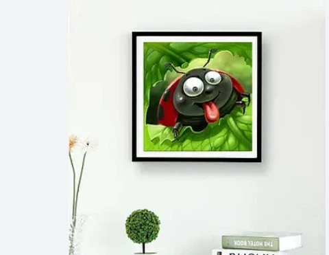 Алмазная мозаика "Божья коровка", картина стразами. 20*30 см, (Н1-Божья коровка 2030) - Фото 1 Алмазная мозаика "Божья коровка", картина стразами. 20*30 см, (Н1-Божья коровка 2030) - изображение 1