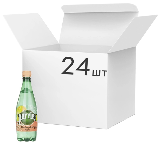 Акция на Упаковка води Perrier Grapefruit газованої 0.5 л х 24 шт. от Rozetka