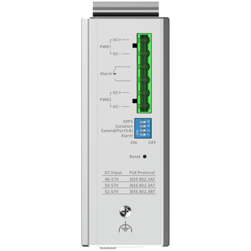 Коммутатор управляемый Ruijie Reyee RG-NIS2100-8GT2SFP-HP 8-портовый 20 Гбит/с с 2xSFP 8xRJ45 1 Гбит/с PoE+ и 1xPoE++ Silver Black (RG-NIS2100-8GT2SFP-HP) - Фото 3 Коммутатор управляемый Ruijie Reyee RG-NIS2100-8GT2SFP-HP 8-портовый 20 Гбит/с с 2xSFP 8xRJ45 1 Гбит/с PoE+ и 1xPoE++ Silver Black (RG-NIS2100-8GT2SFP-HP) - изображение 3