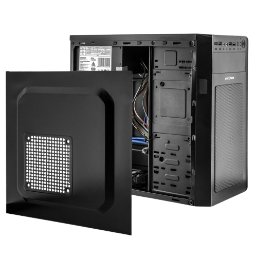 Корпус для ПК LogicPower 6108 Black с блоком питания 400 Вт, вентилятор 12 см, MATX, 2xUSB 3.0 + 2xUSB 2.0 (6108) - изображение 2