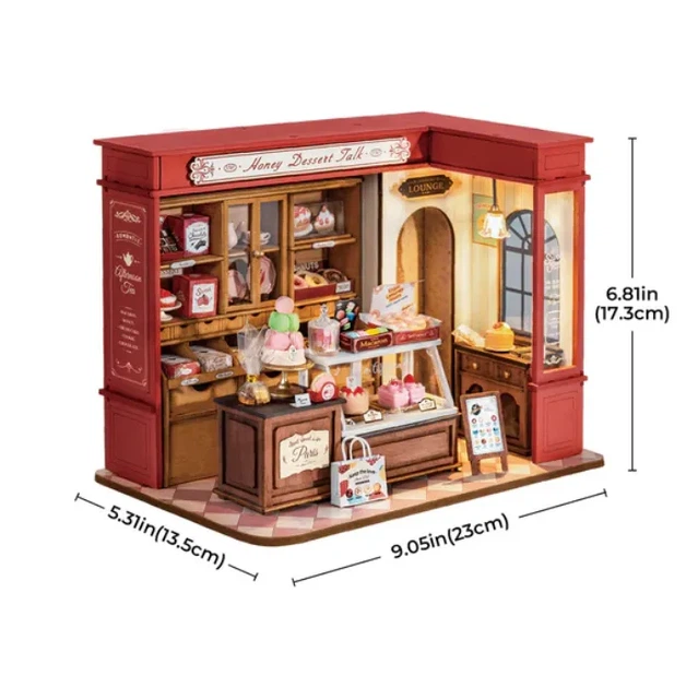 Конструктор 3D міні-будинок Corner Honey Dessert Talk DG168 - Фото 6 Конструктор 3D міні-будинок Corner Honey Dessert Talk DG168 - изображение 6