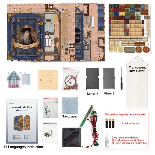 Бук Нук Tonecheer Leonardo da Vinci TQ135 - Фото 7 Бук Нук Tonecheer Leonardo da Vinci TQ135 - изображение 7