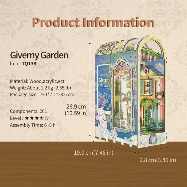 Бук Нук Tonecheer Giverny Garden TQ138 - Фото 6 Бук Нук Tonecheer Giverny Garden TQ138 - зображення 6