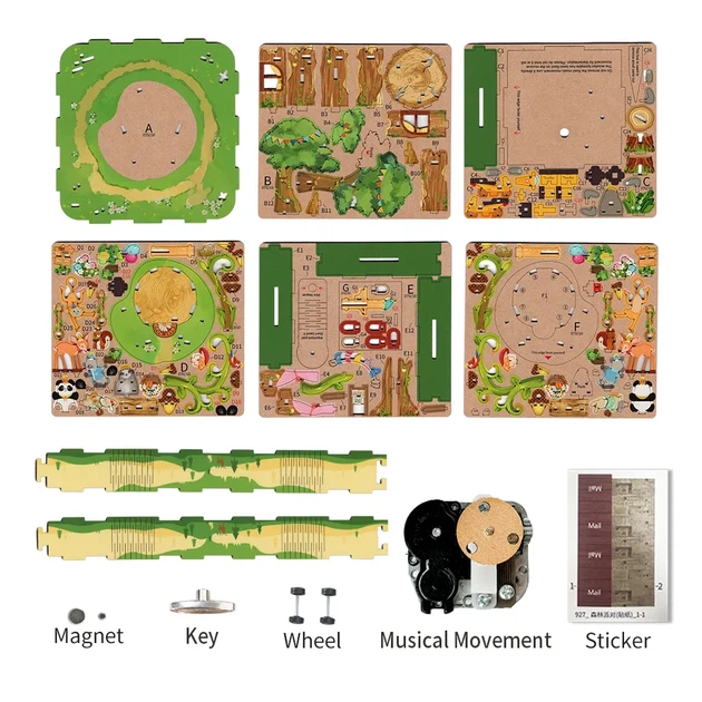 Конструктор 3D міні-будинок. Tonecheer. Forest Party. TQ070 - изображение 5