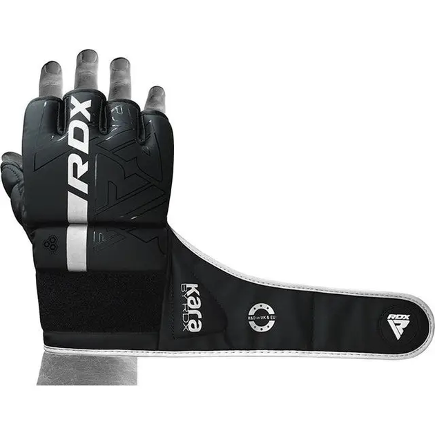 Рукавички для ММА RDX F6 KARA Matte розмір M, білі - изображение 4