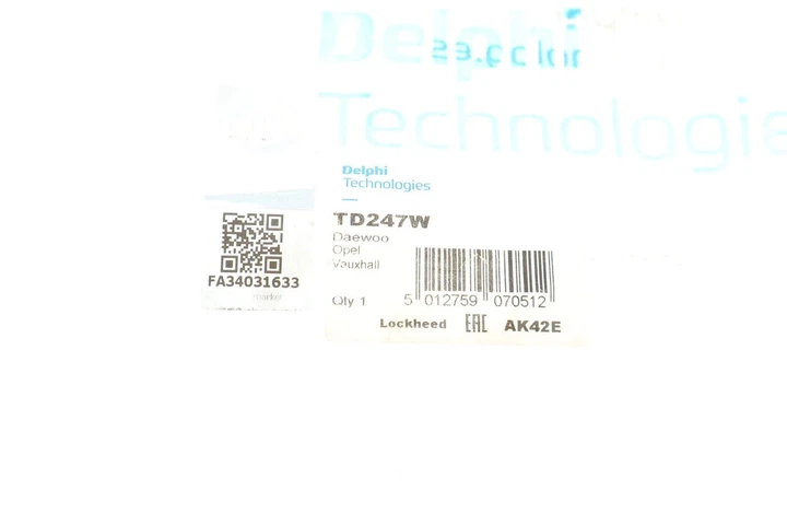 Сайлентблок переднього коромисла Delphi TD247W Opel Kadett 809613, 809616, 8O9616 - изображение 2