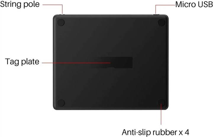 Графический планшет HUION HS64 / рабочая поверхность 6,3x4 дюйма / 5080 LPI / 266 PPS / Черный (102002433) - Б/У - изображение 6