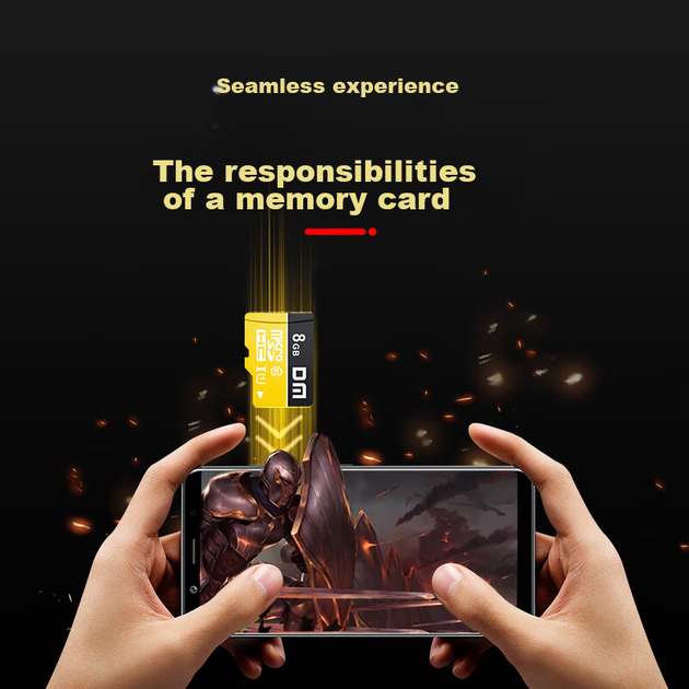 Карта памяти DM Daimai 8 ГБ TF (MicroSD), желтая, высокоскоростная карта памяти C10 для мобильных телефонов, видеорегистраторов и камер видеонаблюдения. - Фото 8 Карта памяти DM Daimai 8 ГБ TF (MicroSD), желтая, высокоскоростная карта памяти C10 для мобильных телефонов, видеорегистраторов и камер видеонаблюдения. - изображение 8