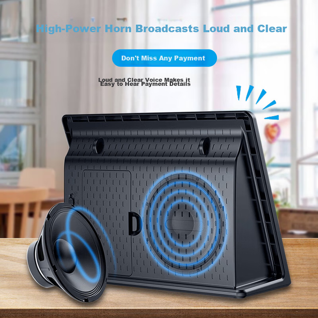 Портативная колонка Newmine HD900 Bluetooth и голосовым оповещением об оплате для уличных торговцев - изображение 5
