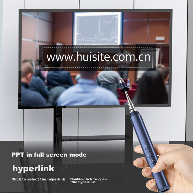 Висувна навчальна указка Whist PPT Page Turner, зелена лазерна указка, бездротовий пульт дистанційного керування для проектора, сумісна з електронною дошкою Seewo Touchscreen Pen, універсальний навчальний пристрій для презентації, проекційна указка - изображение 11