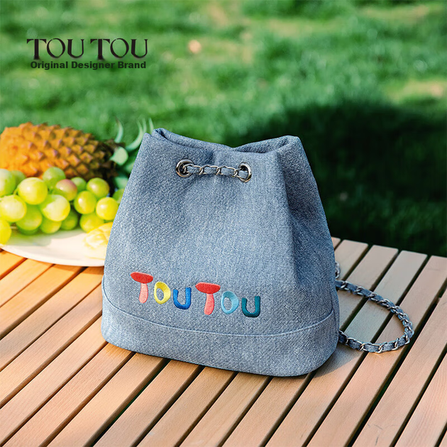 Женская сумка Toutou, многофункциональный небольшой рюкзак на цепочке, вместимость 485 г, легкая дорожная сумка, подходит в качестве подарка на День защиты детей и день рождения. - изображение 7