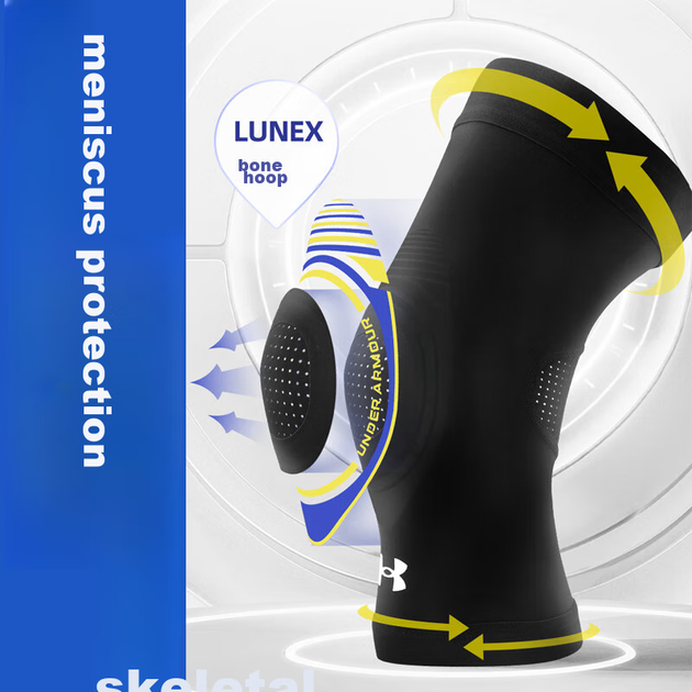 Наколенник Under Armour спортивный легкий с поддержкой надколенника, черный, размер XL - Фото 8 Наколенник Under Armour спортивный легкий с поддержкой надколенника, черный, размер XL - изображение 8