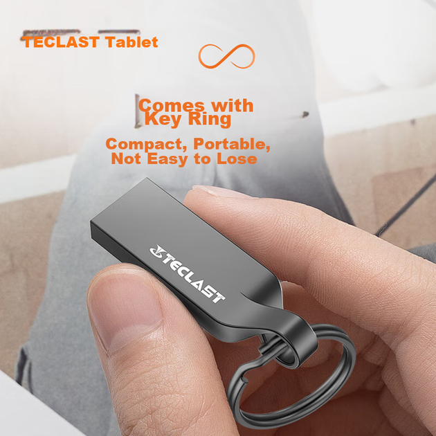 Високошвидкісний USB-флеш-накопичувач TECLAST 32 ГБ, велика ємність, USB 3.2 для комп'ютера та офісного використання, швидкість читання 150 МБ/с, системне сховище, портативний автомобільний музичний плеєр, металевий USB-накопичувач для відеореєстратора - изображение 7