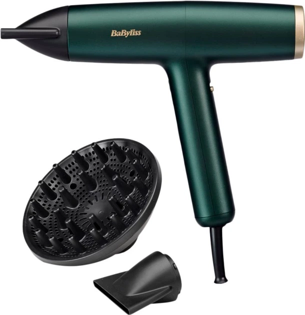 Фен Babyliss Air Power Pro D6555DE, зелений (D6555DE) - Фото 1 Фен Babyliss Air Power Pro D6555DE, зелений (D6555DE) - зображення 1