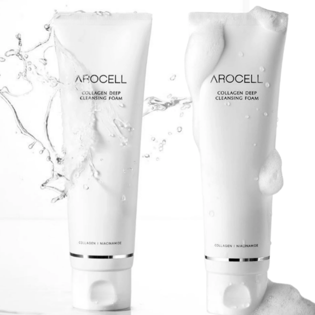 Пенка для глубокого очищения кожи с коллагеном AROCELL Collagen Deep Cleansing Foam 120 мл - изображение 6